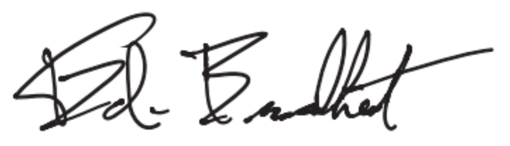 Ed Broadbent signature